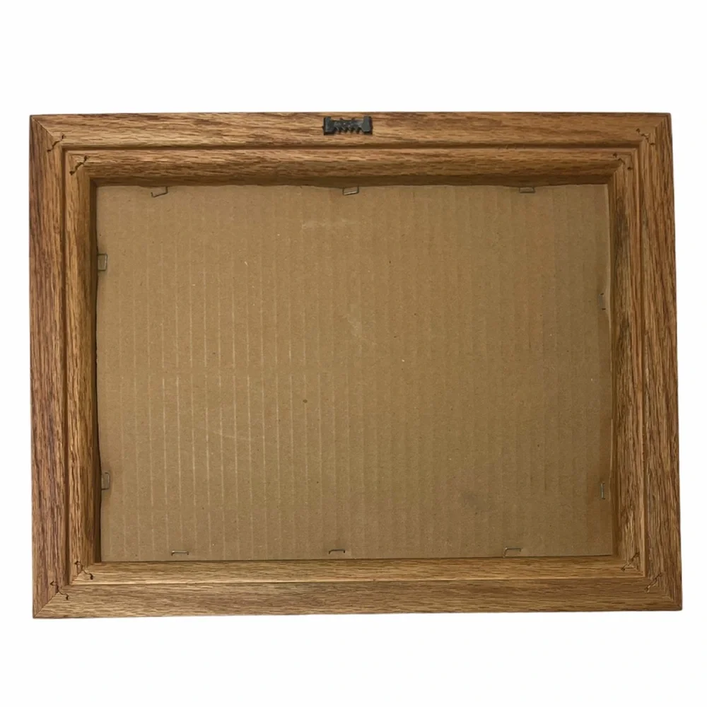 Vintage Picture Powder Room Hand Crafted Floral Cottage Core Shabby Chic Flowers